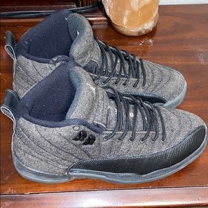AJ 12 Wool 8.5 Minor Damage (Finna clean them up)
